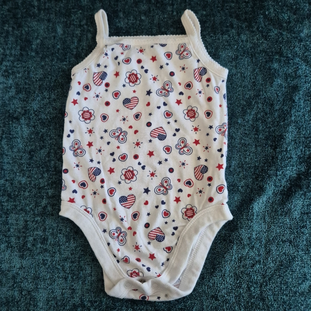 Garanimals Red and White Diaper. Perfect For Festive 4th July